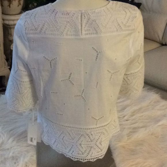 💞NORDSTROM Collection 💞stunning eyelet blouse - Picture 9 of 16